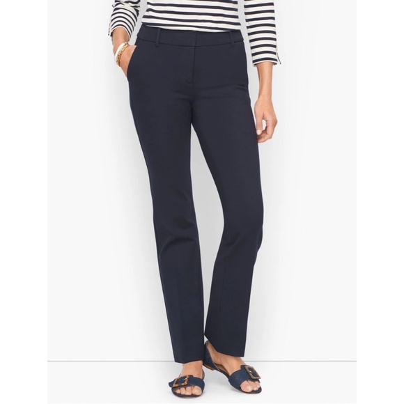 NWT: Talbots Women’s Soho Pants; Navy Blue; Size 16WP - Picture 3 of 15